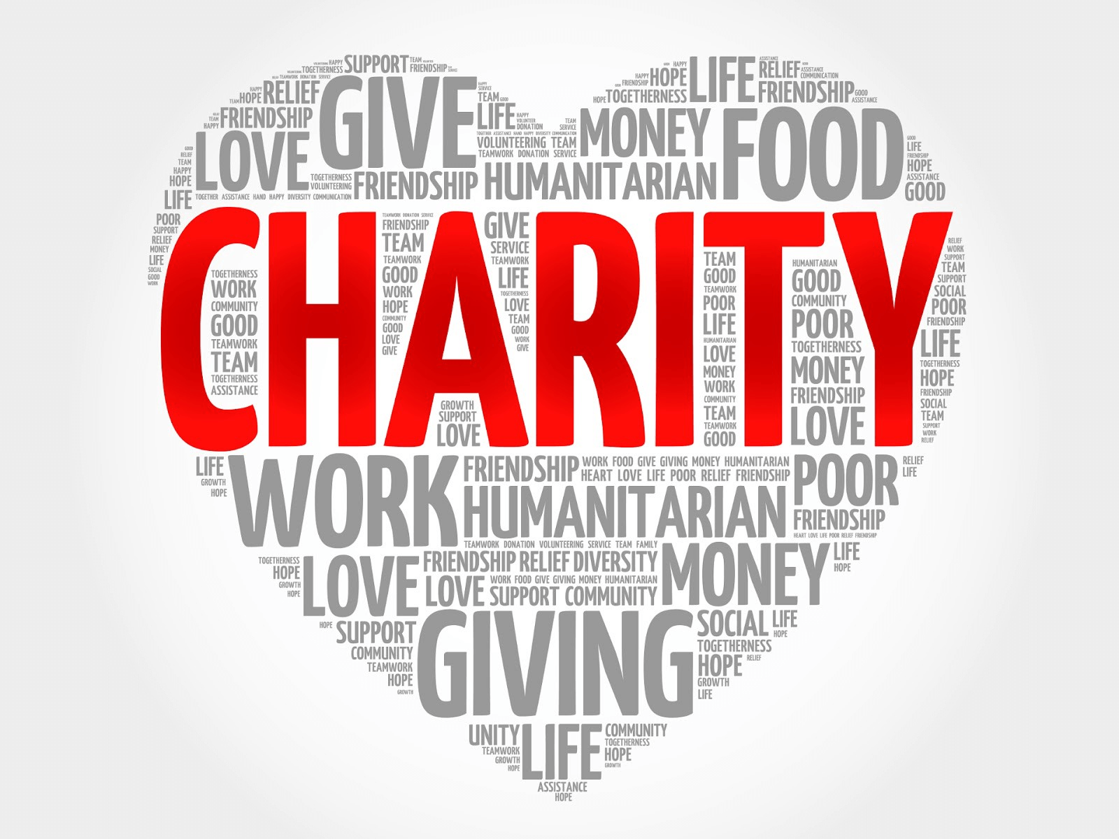 Spare a thought for our charities