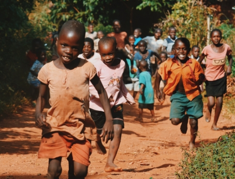 Children Running